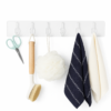 6 Row Transparent Wall Hook