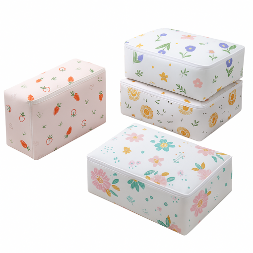 Foldable Storage Bag for Quilt and Clothes