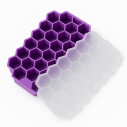 Silicone Ice Cube Trays with Lids