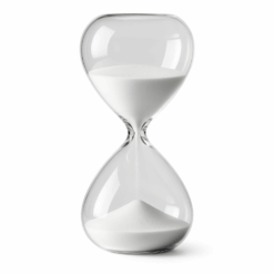 Transparent Hourglass – 14x7 cm
