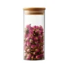 glass jar with bamboo lid airtight leak proof storage container