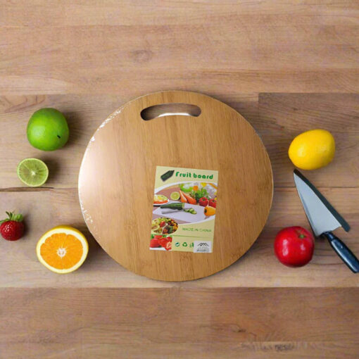 Bamboo Round Cutting Board - Image 2
