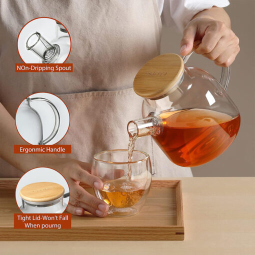 Glass Teapot Stovetop Safe - Image 7