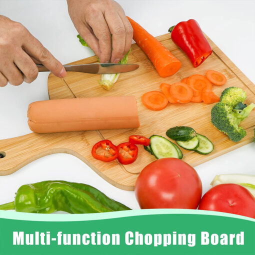 Wood Cutting Board Set – 3 Sizes for Versatile Kitchen Use - Image 2