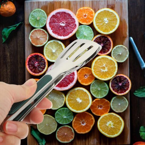 Stainless Steel Kitchen Tongs - Image 5