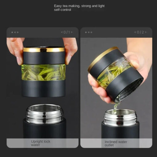 Tea Infuser Vacuum Flask - Image 3