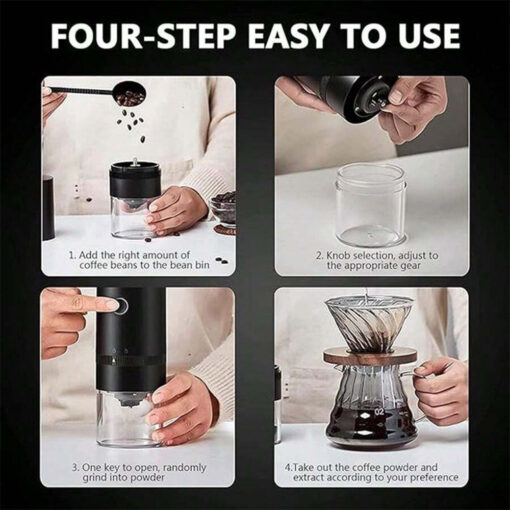 Portable Electric Coffee Bean Grinder - Image 3