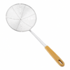 Wooden & Stainless Steel Skimmer Strainer Pot