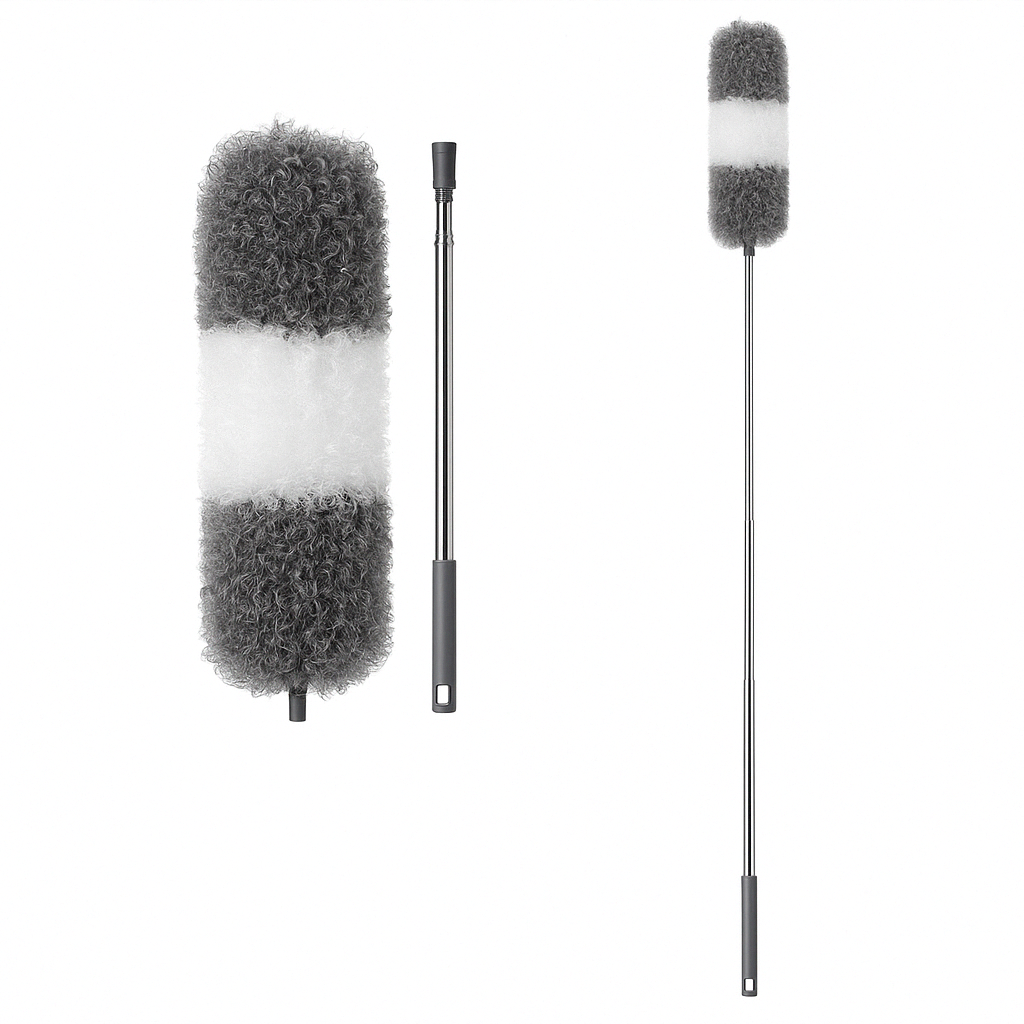Fan Cleaner Brush – 3-Pack Microfiber Feather Duster Kit with Flexible 360° Design