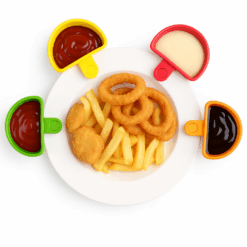 High Quality Assorted Saucer - Pack of 4pcs