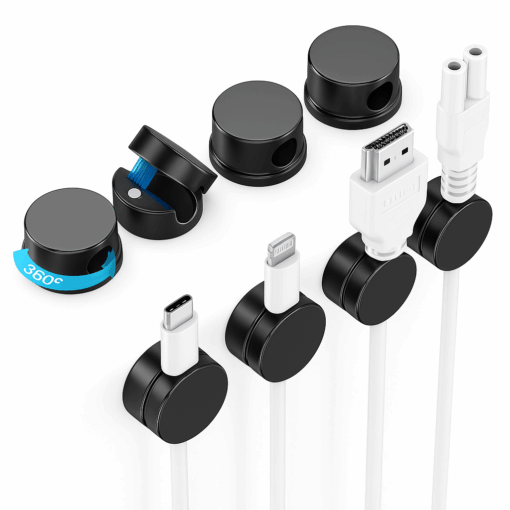 Silicone Tidy Cord Organizer - Pack of 5pcs