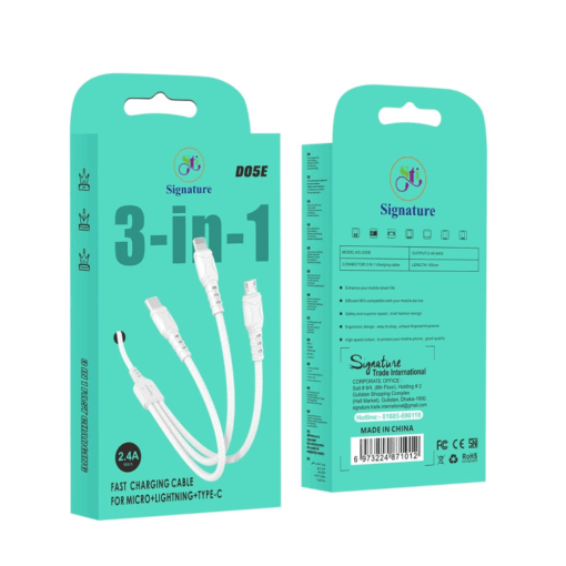 3-in-1 Cable D05E - Image 3