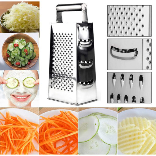 Kitchen Scratcher – 4-Sided Stainless Steel Grater - Image 4