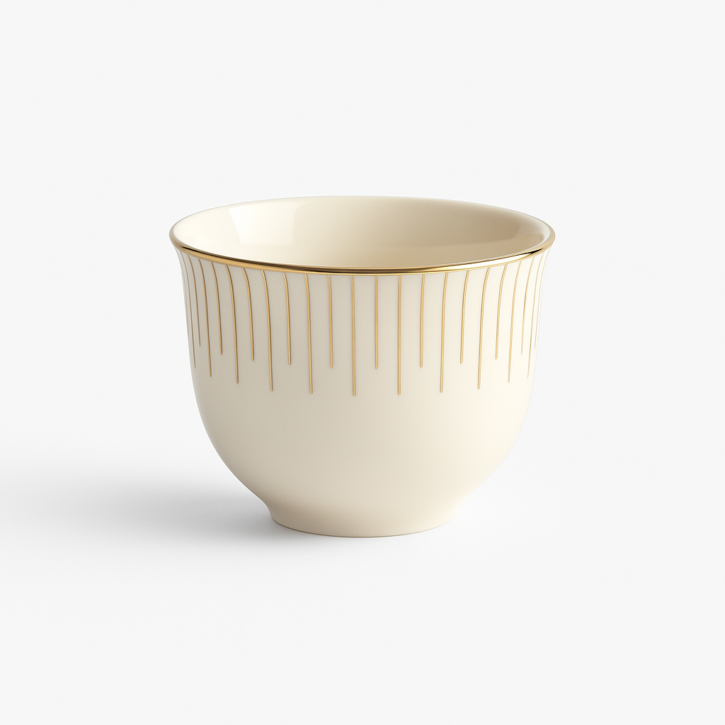 Alisa Handleless Coffee Cups – Modern Ceramic Set (Dozen)