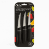 fruit knives set 3 piece stainless steel precision cutting blades