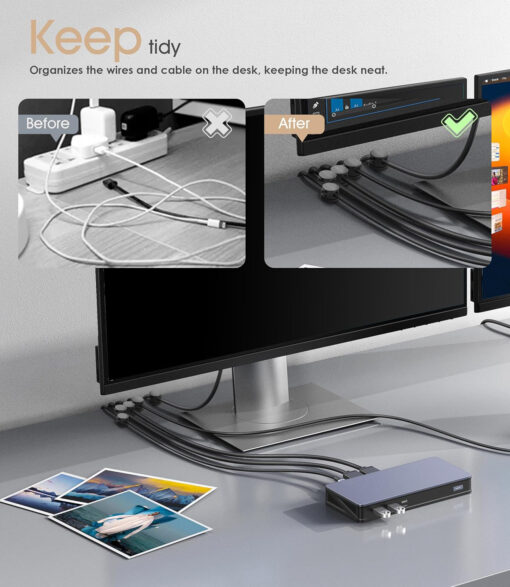 Silicone Tidy Cord Organizer - Pack of 5pcs - Image 4