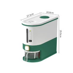 6KG Rice Storage Box – Moisture-Proof and Sealed Rice Dispenser