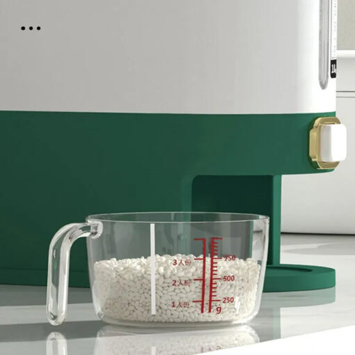 6KG Rice Storage Box – Moisture-Proof and Sealed Rice Dispenser - Image 3