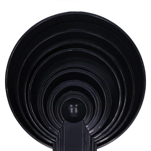 Black Plastic Measuring Spoon Set (10 Pcs) - Image 2