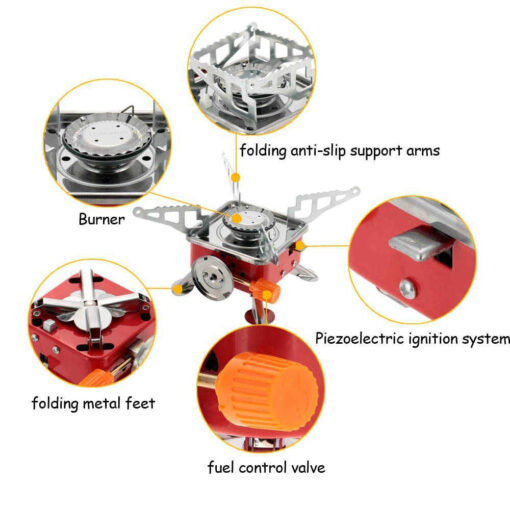 Portable Gas Stove & Picnic Butane Gas Burner - Image 5