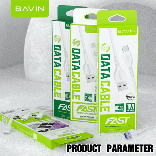 Bavin CB-222 iOS Lightning Cable – Fast Charging for iPhone - Image 2