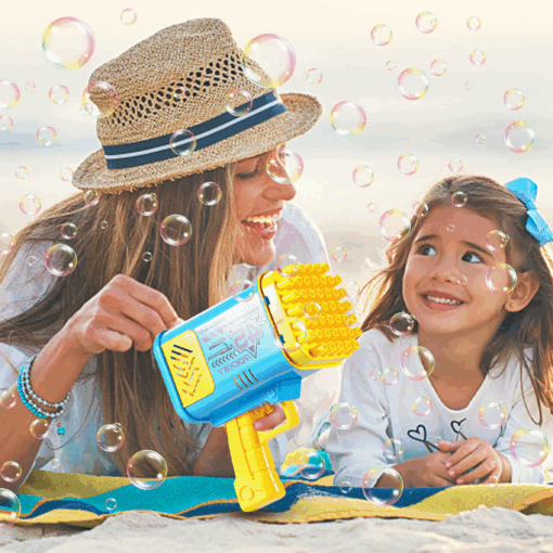 45-Hole Electric Bubble Machine Gun – Outdoor Bubble Blaster - Image 3
