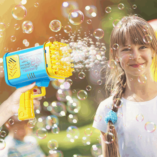 45-Hole Electric Bubble Machine Gun – Outdoor Bubble Blaster - Image 6