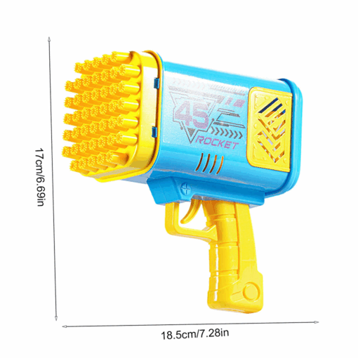 45-Hole Electric Bubble Machine Gun – Outdoor Bubble Blaster - Image 11