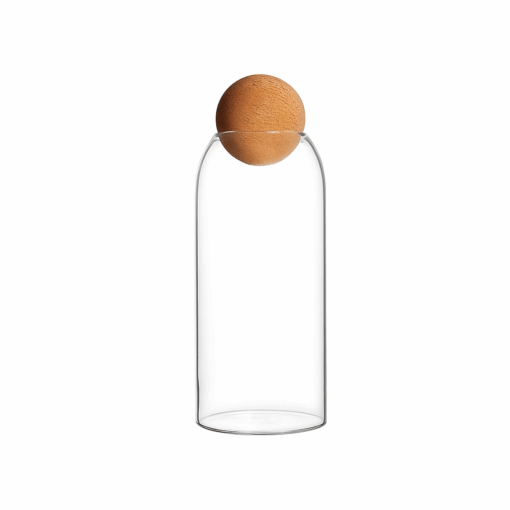 Kitchen Storage Jar With Ball Lid – Airtight Glass Container - Image 6