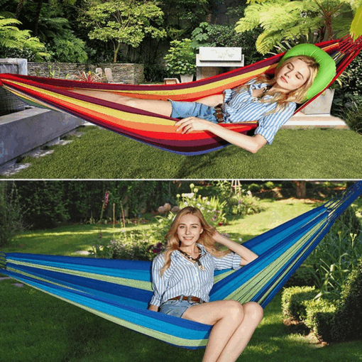 Hammock Portable Camping Outdoor Swing – 200 x 150 cm - Image 2