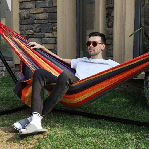 Hammock Portable Camping Outdoor Swing – 200 x 150 cm - Image 3
