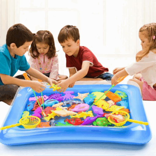 Kids Magnetic Fishing Game Toy Set – Bath & Outdoor Water Play - Image 4