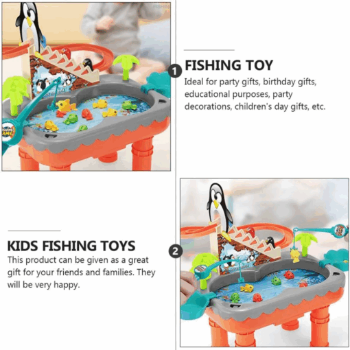 Penguin Roller Coaster & Magnetic Fishing Toy - Image 4