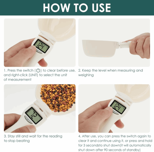 Electronic Measuring Spoon – High-Precision 1g Accuracy - Image 4