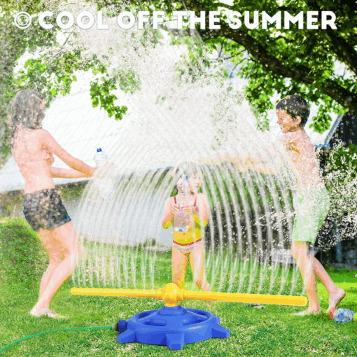 Phobby Water Sprinkler for Kids – 360° Rotating Spray Toy - Image 3