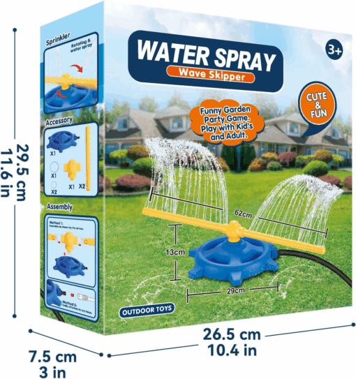 Phobby Water Sprinkler for Kids – 360° Rotating Spray Toy - Image 6