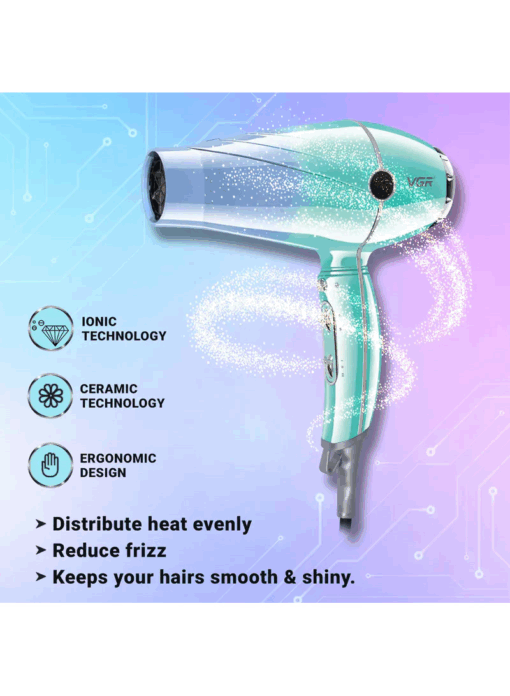 VGR Professional Salon Series Hair Dryer – V-452 - Image 7