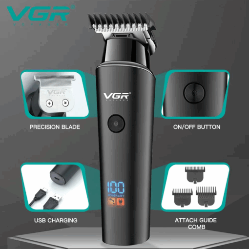 VGR Professional Electric Hair Trimmer – V-937 - Image 4
