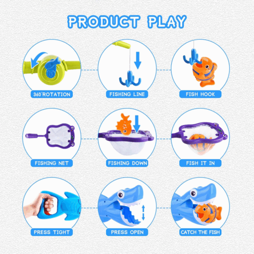 Summer Shark Grabber and Fish Catching Pool Fishing Game - Image 4