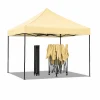 Outdoor Waterproof Folding Tent 3x3 Meters in beige