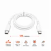 White German 67W USB-C to USB-C fast-charging cable, 1 meter