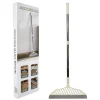 Sweeping dust and water rotating magic broom with 180 degree swivel head and stainless steel handle