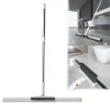 2-in-1 floor cleaner mop with 180 degree rotating head and integrated brush and squeegee