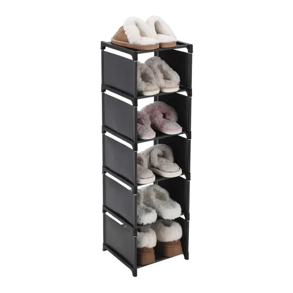 6 layer shoe rack storage modular adjustable organizer