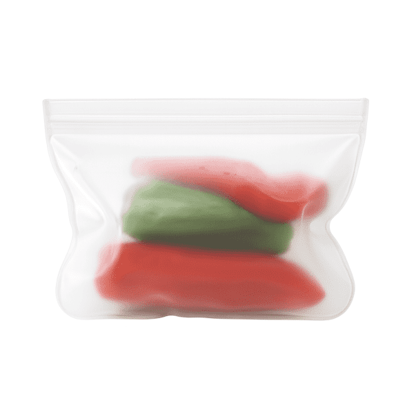 transparent sealed storage bag