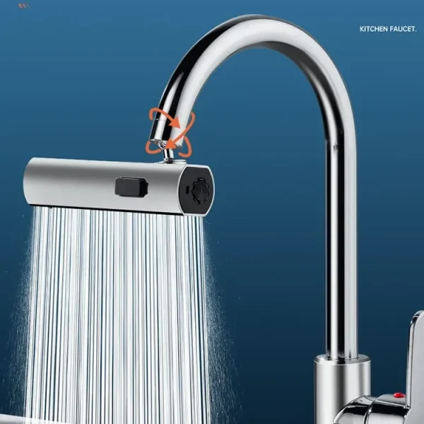 360 rotating faucet aerator anti rust 3 mode nozzle