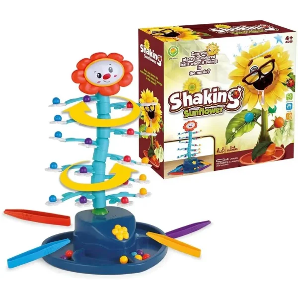 electric-swinging-sunflower-toy-rotating-board-game-music