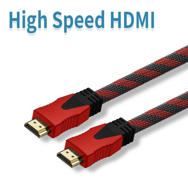 HDMI 2.0 4K Cable 1.5 Meter – Premium High Speed Gold Plated (Black/Red) - Image 3