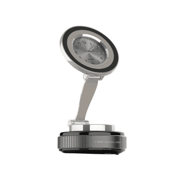 clock-phone-holder-folding-magnetic-vacuum-suction-car-mount
