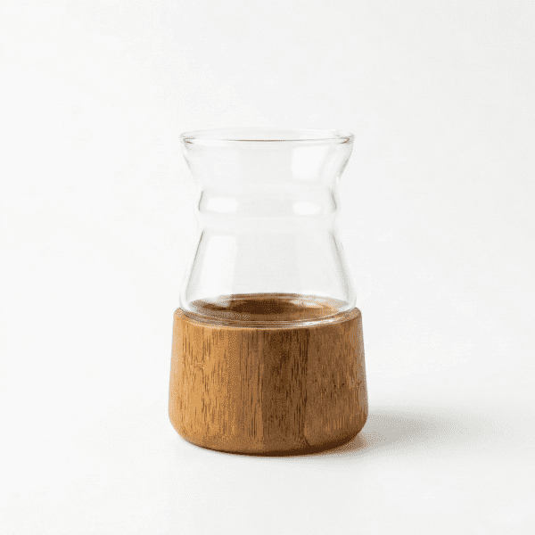 pyrex-glass-mate-gourd-wood-base